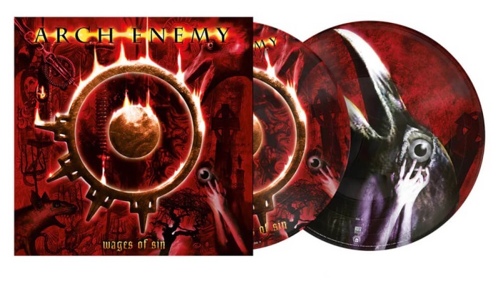 Arch Enemy - 'Wages of Sin' Ltd Ed. Picture Disc LP. Only 500 worldwide!